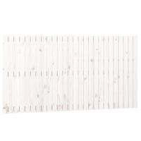 Wandhoofdbord 166x3x90 cm massief grenenhout wit - thumbnail