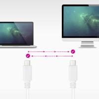 USB-kabel NANOCABLE 10.01.2301-W 1 m (1 Stuks) - thumbnail