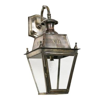 Limehouse Landelijk buitenlampBalmoral Top Mount handgemaakt 73cm - messing (PB) - 425AO