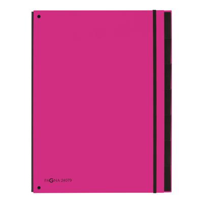 Sorteermap Pagna Trend A4 7 tabs donkerroze