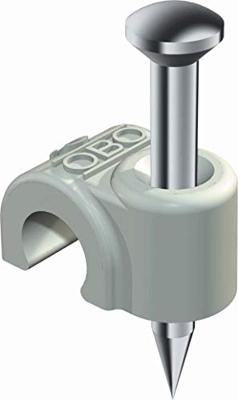 OBO Bettermann 2227762 Nagelklem Grijs 200 stuk(s)