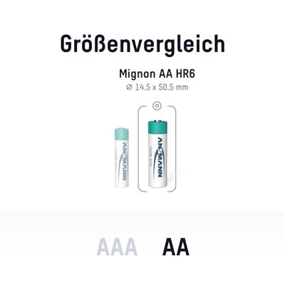 Ansmann DECT maxE HR06 Oplaadbare AA batterij (penlite) NiMH 800 mAh 1.2 V 2 stuk(s)