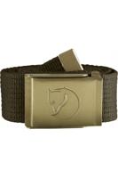 Fjallraven Canvas Brass Belt 4 Cm Riem Dark Olive 1 Size - thumbnail