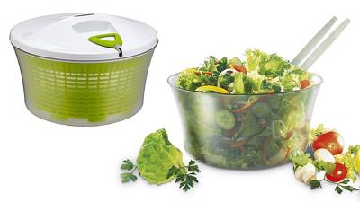 Leifheit comfortline slacentrifuge 5,5 liter wit-lime