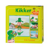 Bambolino Toys De wereld van kikker puzzel, 4in1 - thumbnail