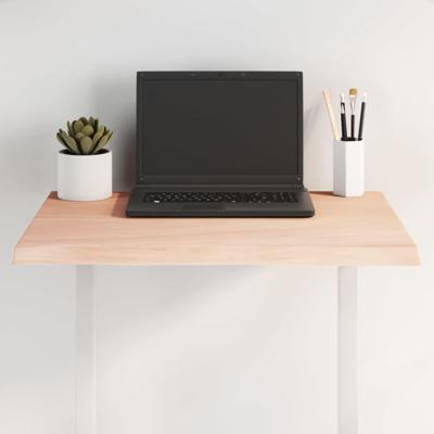 Tafelblad natuurlijke rand 60x60x2 cm massief eikenhout Tafelblad natuurlijke rand 60x60x2 cm massief eikenhout