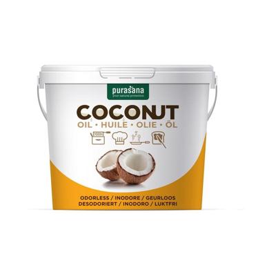 Purasana Kokosnootolie ontgeurd bio 2 Liter