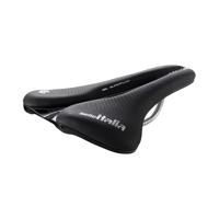 Selle Italia Max Novus Boost Evo TI 316 Gel Superflow Zadel - Zwart - thumbnail