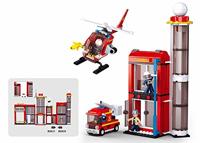 Sluban Fire Station Small bouwstenen set - thumbnail