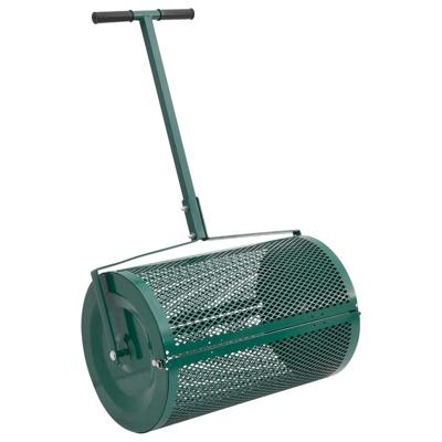 VidaXL Compoststrooier 75l ø40x60 cm staal groen VidaXL Compoststrooier 75l ø40x60 cm staal groen