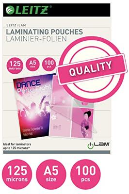 Leitz Eva lamineerhoes ft A5, 250 micron (2 x 125 micron), pak van 100 stuks