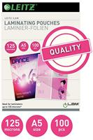 Leitz Eva lamineerhoes ft A5, 250 micron (2 x 125 micron), pak van 100 stuks - thumbnail