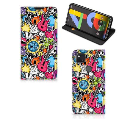 Google Pixel 4a Hippe | Standcase | Punk Rock Google Pixel 4a Hippe | Standcase | Punk Rock