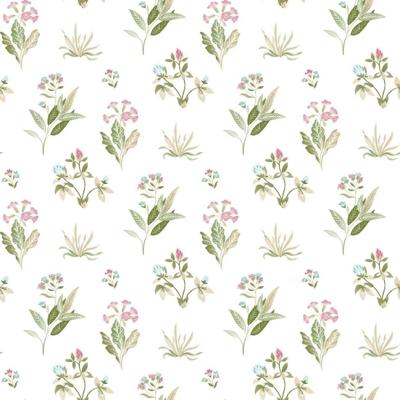 Noordwand behang blooming garden 6 flowers and plants wit en groen