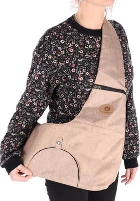 Buikdrager Kanga draagtas voor kleine hond Beige Buikdrager Kanga draagtas voor kleine hond Beige