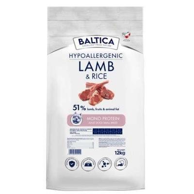 BALTICA Nutraceutic Hypoallergenic S Lamb with rice - droog hondenvoer - 12kg