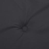 Tuinbankkussen 120x50x3 cm oxford stof zwart - thumbnail