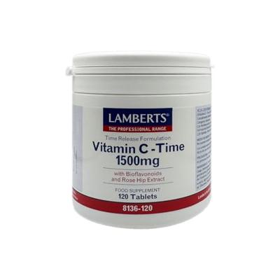 Lamberts Vitamine C 1500 mg Time Release & Bioflavonoiden Tabletten Lamberts Vitamine C 1500 mg Time Release & Bioflavonoiden Tabletten