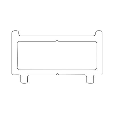 Sealskin Contour Verbredingsprofiel 1 cm Breed & 200 cm Hoog Goud Geborsteld Sealskin Contour Verbredingsprofiel 1 cm Breed & 200 cm Hoog Goud Geborsteld