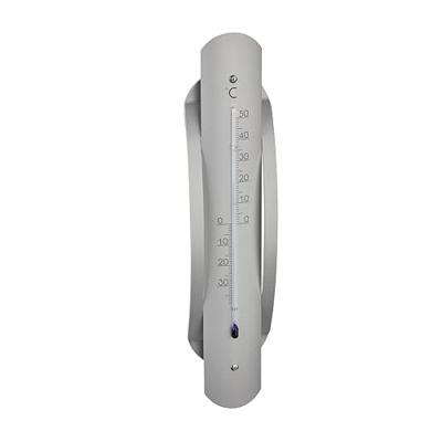 Muurthermometer aluminium