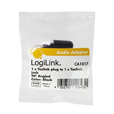 LogiLink CA1017 Adapter Toslink Audio Adapter Zwart