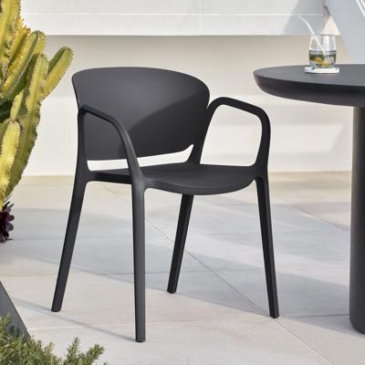 Kave Home Tuinstoel 'Ania' kleur Zwart Kave Home Tuinstoel 'Ania' kleur Zwart