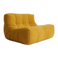 HKliving Lazy Lounge fauteuil Fluffy Ochre - thumbnail