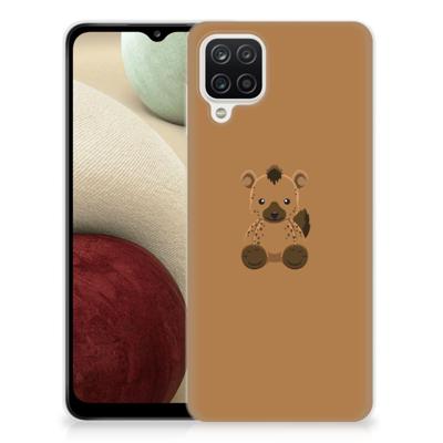 Samsung Galaxy A12 Telefoonhoesje met Naam Baby Hyena Samsung Galaxy A12 Telefoonhoesje met Naam Baby Hyena