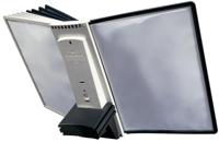 Durable Sherpa Table 10 uitbreidingsmodule voor ref. D563200: set van 10 zichtpanelen grijs/zwart - thumbnail