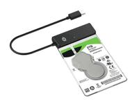 Conceptronic ABBY02B kabeladapter/verloopstukje USB C SATA Zwart - thumbnail