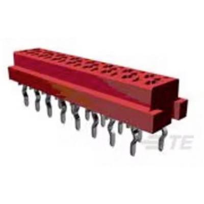 TE Connectivity 1-215079-4 Female header, inbouw (standaard) Inhoud: 1 stuk(s) Tape on Full reel