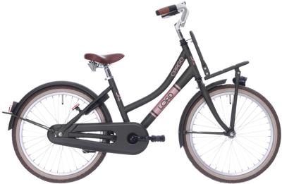 Bikefun Kinderfiets load 20 inch met remnaaf - elegance mat groen