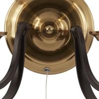 Searchlight Klassieke wandlampBelfry Brons met goud - 1842-2BZ - thumbnail