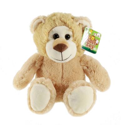 Soft Touch knuffelleeuw zittend bruin 21 cm Soft Touch knuffelleeuw zittend bruin 21 cm