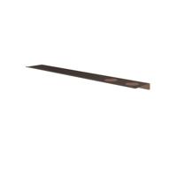 Hotbath &MORE Planchet - 80cm - inclusief bevestigings rails - 2 uitsparingen - voor zeepdispenser of beker - Tuscan bronze SH080H2TB - thumbnail
