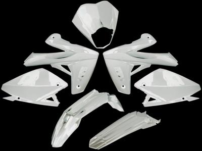 Edge Plaatset 7-delig voor rieju mrt 50 sm - wit