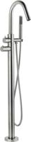 Saqu Classic badmengkraan vrijstaand geborsteld staal - thumbnail