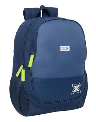 Schoolrugzak Munich Blue indigo 32 x 44 x 16 cm