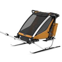 THULE fiets-kinderkar "chariot sport 2 double". bicycle trailer chariot sport 2 double go - thumbnail