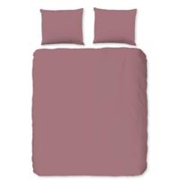 HIP Dekbedovertrek "uni dessin" - Roze - (240x200/220 cm) - Katoen Satijn - thumbnail