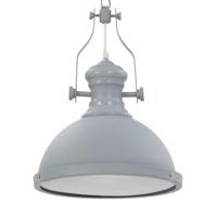 VidaXL Plafondlamp rond e27 grijs - thumbnail