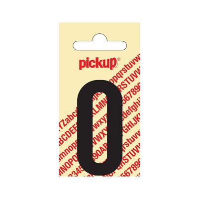 Deco letter o nobel zwart 60 mm Pickup - Pickup