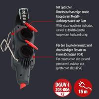 Brennenstuhl Professional Powerblock met verlengkabel | PB 1100 | IP54 | 4-voudig | 15m | zwart | H07RN-F 3G1.5 - 9161150161 - thumbnail