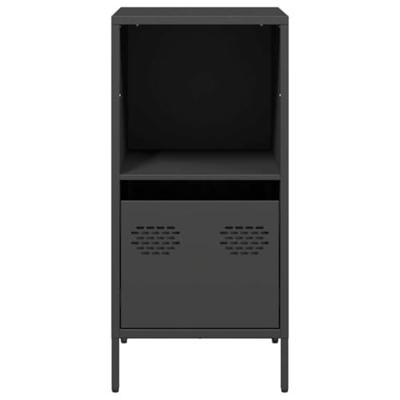 Dressoir 35x39x73,5 cm koudgewalst staal zwart