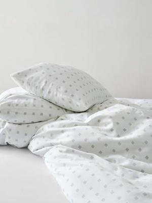 Marc O&apos;Polo Iben Grey mist dekbedovertrek