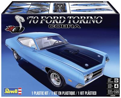 Revell 14534 1970 Ford Torino Cobra Auto (bouwpakket) 1:25 Revell 14534 1970 Ford Torino Cobra Auto (bouwpakket) 1:25