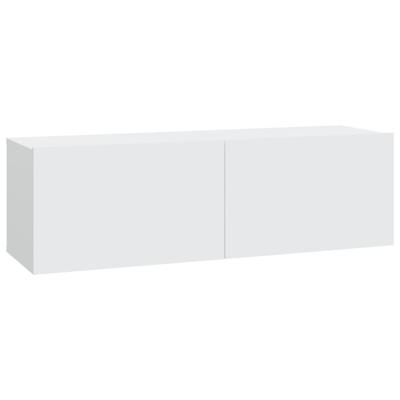 Tv-wandmeubels 4 st 100x30x30 cm wit