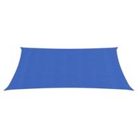 VidaXL Zonnezeil 160 g/m² 2,5x3,5 m hdpe blauw - thumbnail