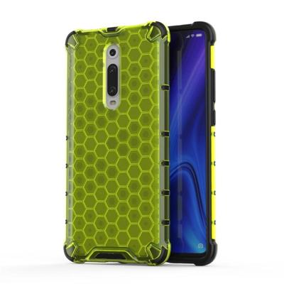 Voor Xiaomi Redmi K20/K20 Pro/mi 9T schokbestendige honingraat PC + TPU beschermhoes (groen) Voor Xiaomi Redmi K20/K20 Pro/mi 9T schokbestendige honingraat PC + TPU beschermhoes (groen)