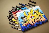 Uni POSCA paintmarker PC-3M, 1,5 mm, zeegroen - thumbnail